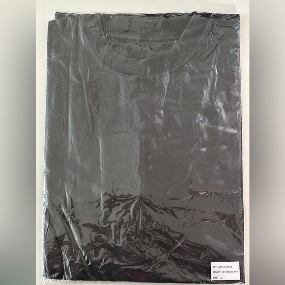 RUE PORTER NWT- MENS LUXURY LONG SLEEVE SHIRT VARIOUS SIZES BLACK VINTAGE - Picture 3 of 6